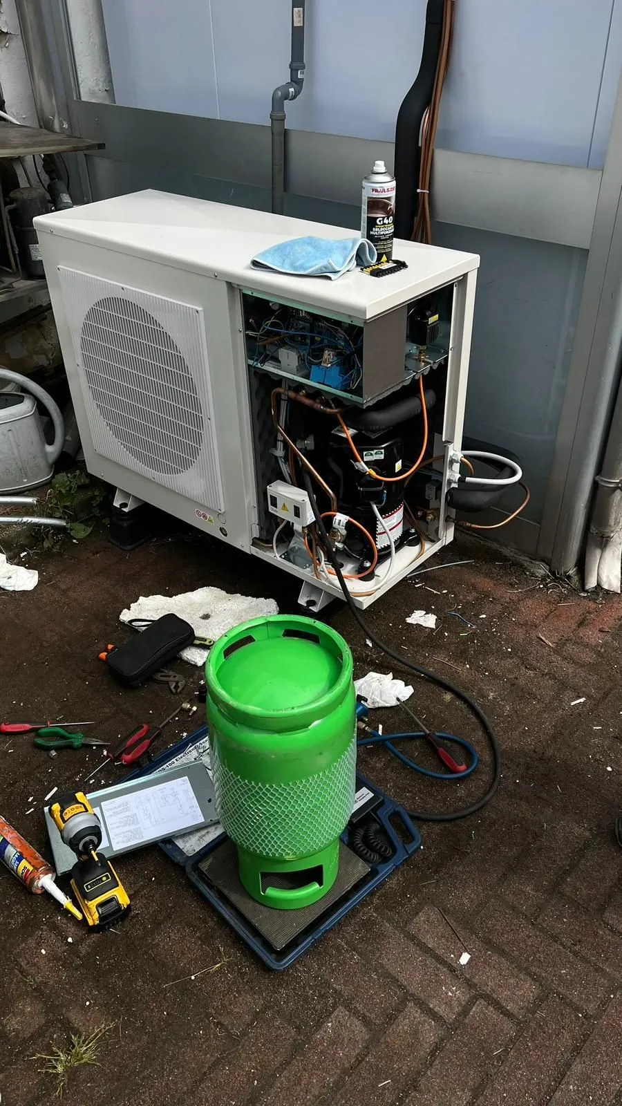 Impianto di refrigerazione industriale realizzato da C&D srl a Crema