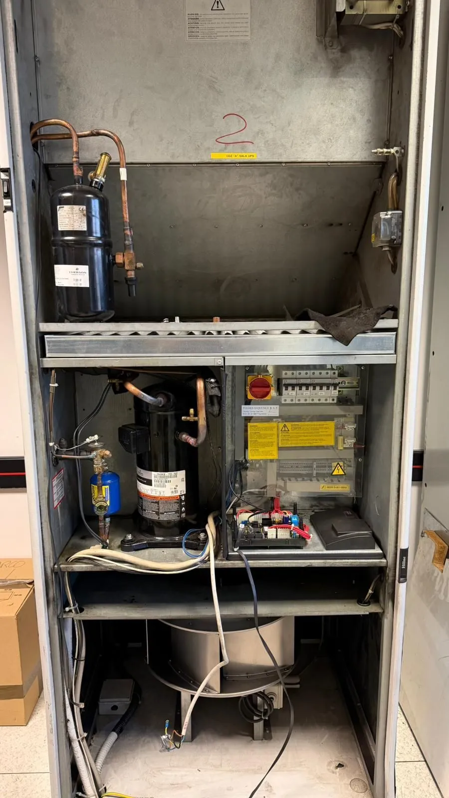 Impianto di refrigerazione industriale realizzato da C&D srl