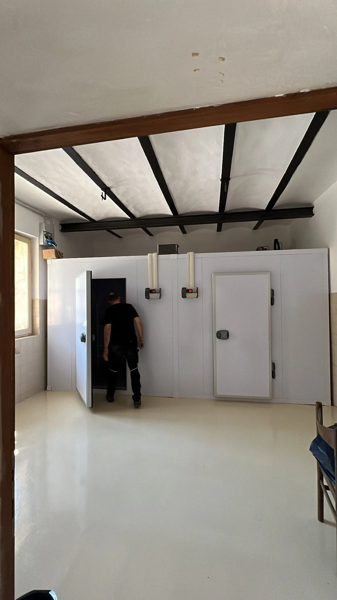 Impianto di refrigerazione in un caseificio