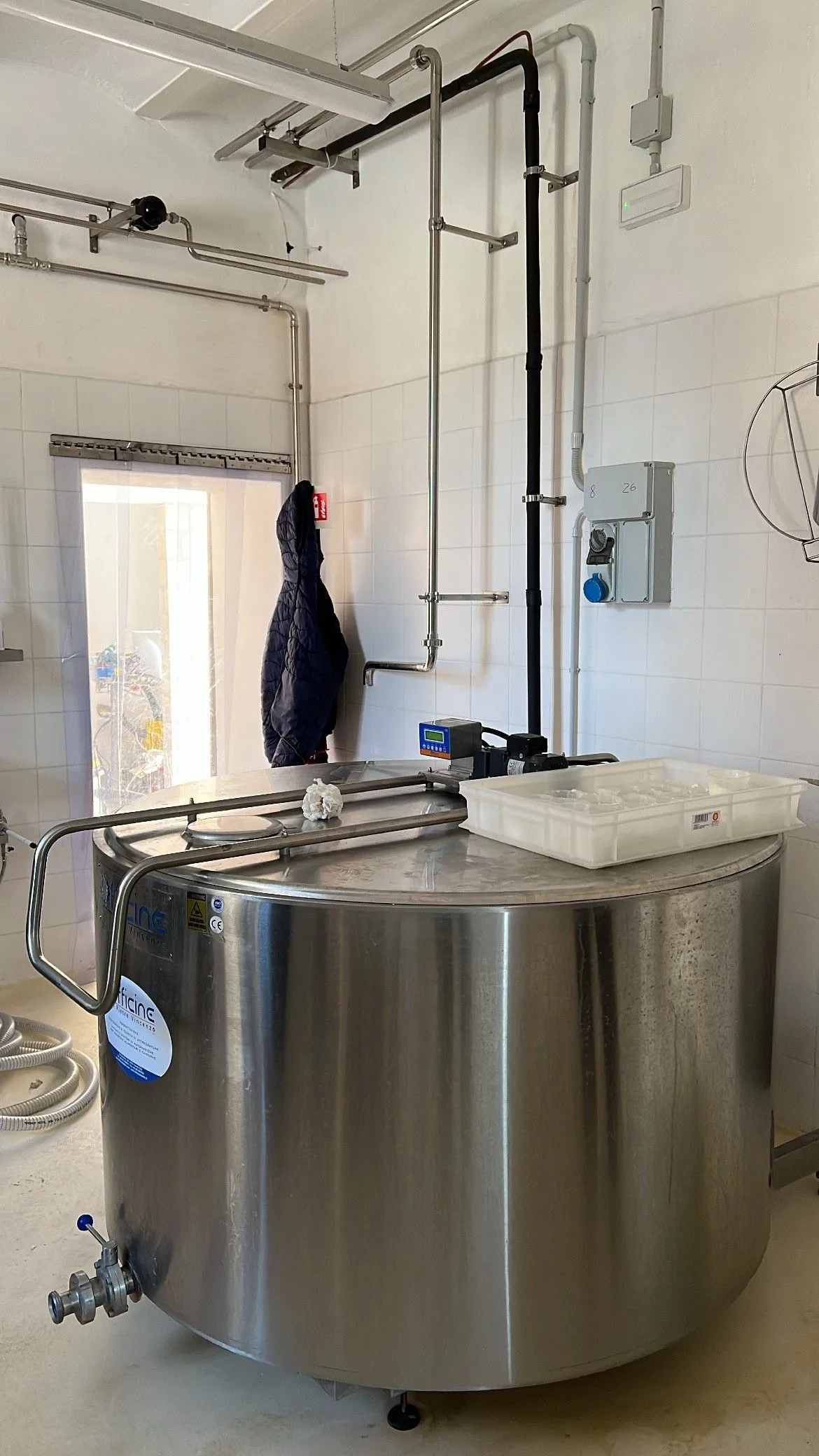Sistema di monitoraggio temperature per caseificio
